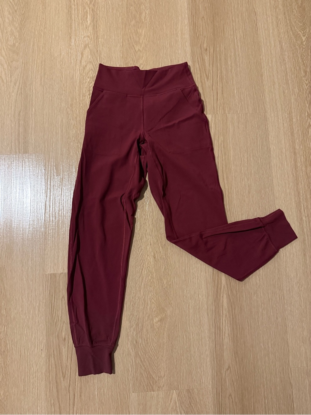 lululemon athletica Red High-Rise Performance Leggings with pockets